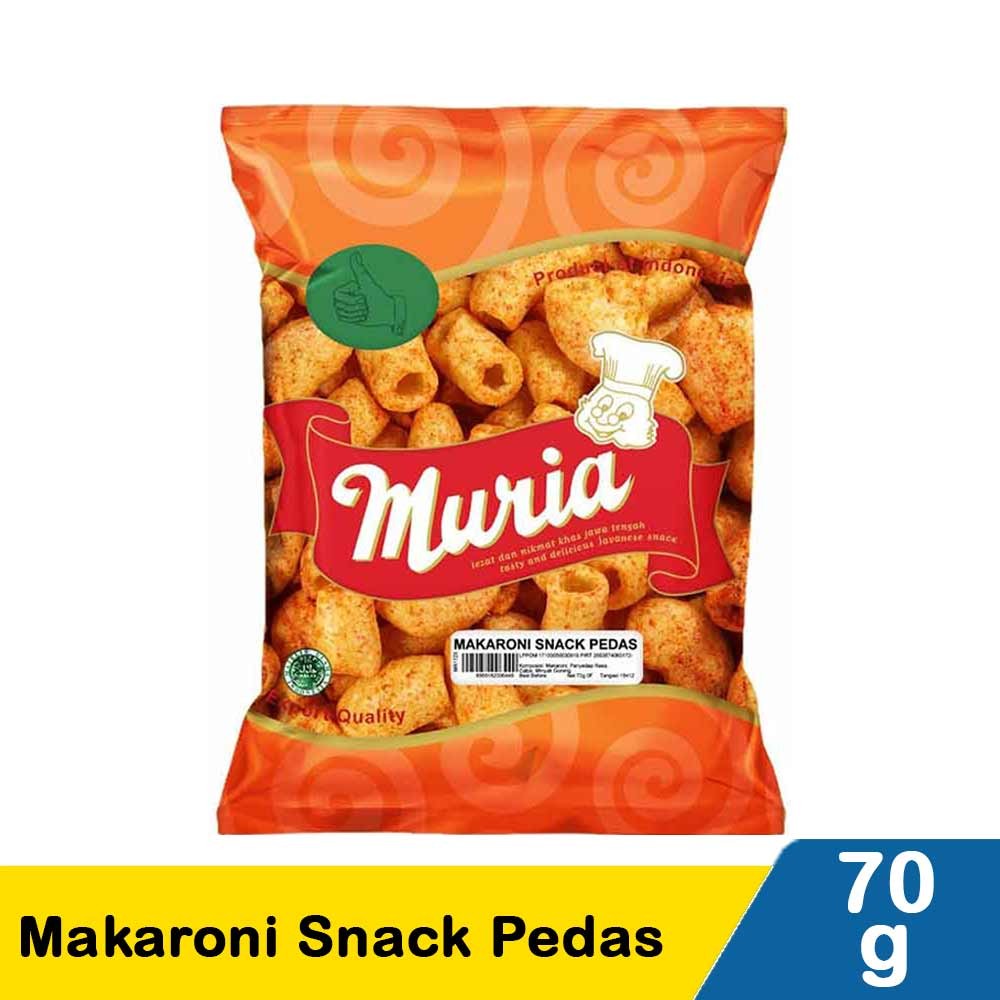 MURIA MAKARONI SNACK PEDAS  80/70g
