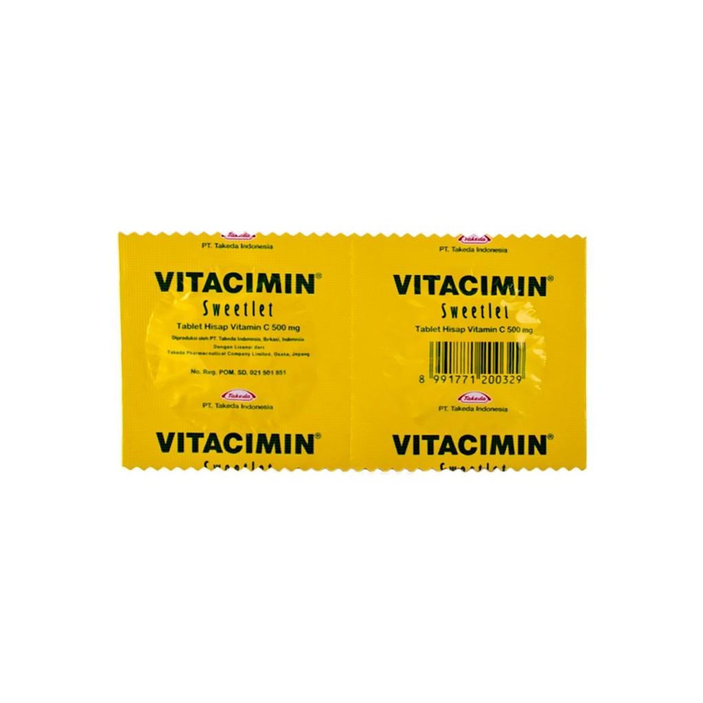 VITACIMIN TABLET HISAP VITAMIN C 2'S