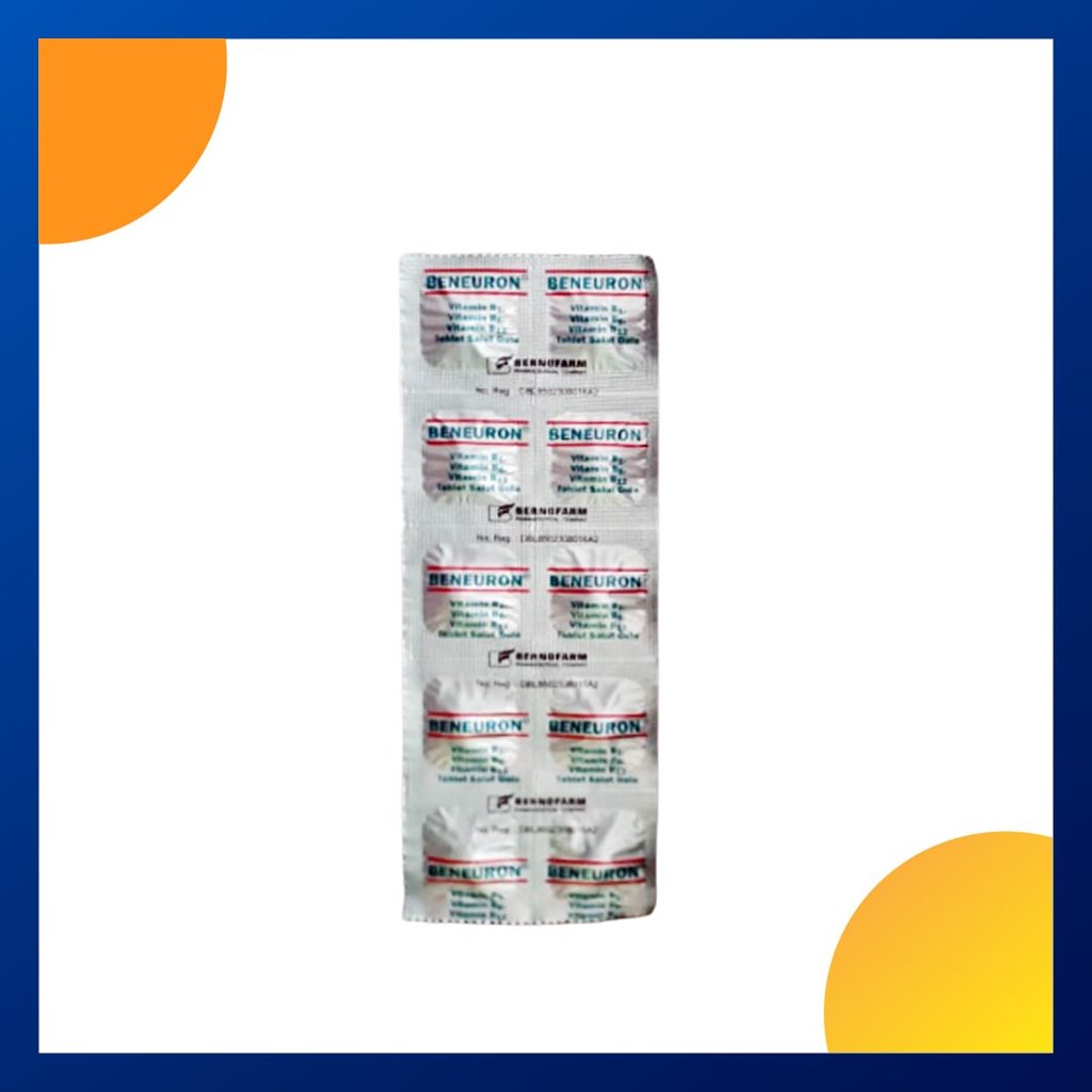 BENEURON 1 STRIP @ 10 TABLET SALUT GULA