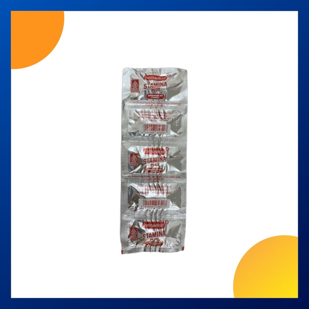 Hemaviton Stamina Plus Strip 5 Kapsul