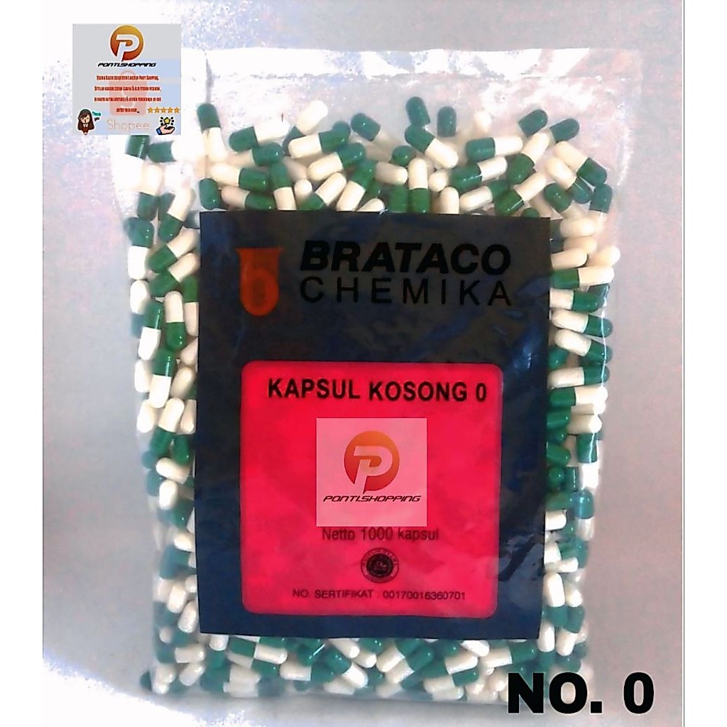 CANGKANG KAPSUL KOSONG NO. 0