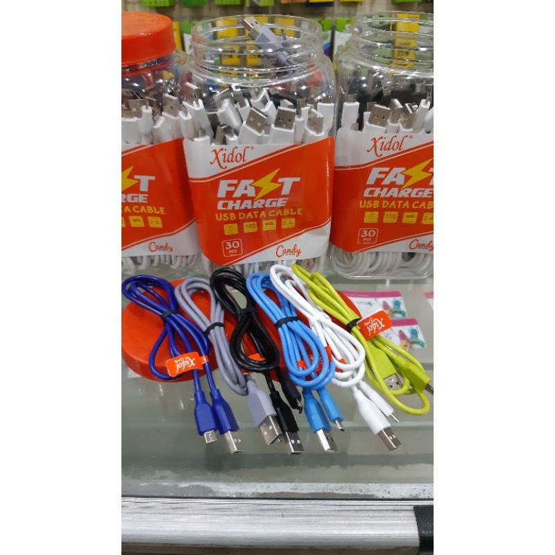 KABEL DATA CANDY XIDOL 2.4 A FAST CHARGING