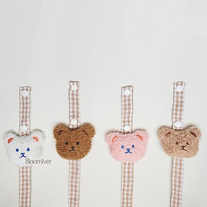 Bloomiver Pacifier Clip Bear Universal Fit