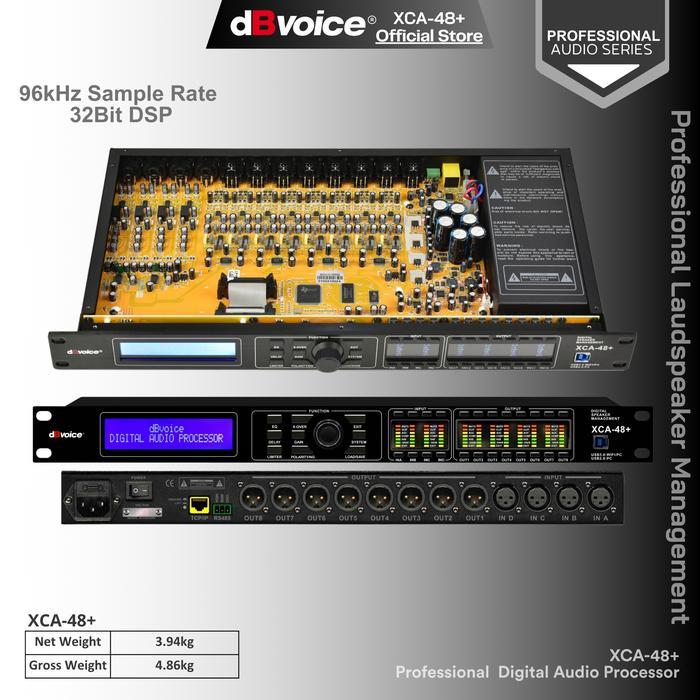 dBvoice XCA48+ Professional Managament/Dlms 96kHz Sampling Frequency 32Bit DSP