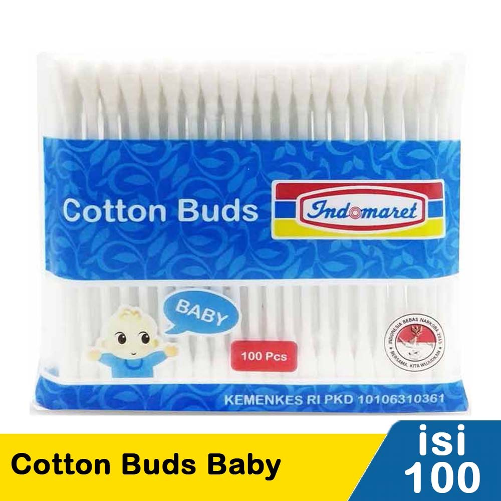 INDOMARET COTTON BUDS REFFIL 100'S BABY