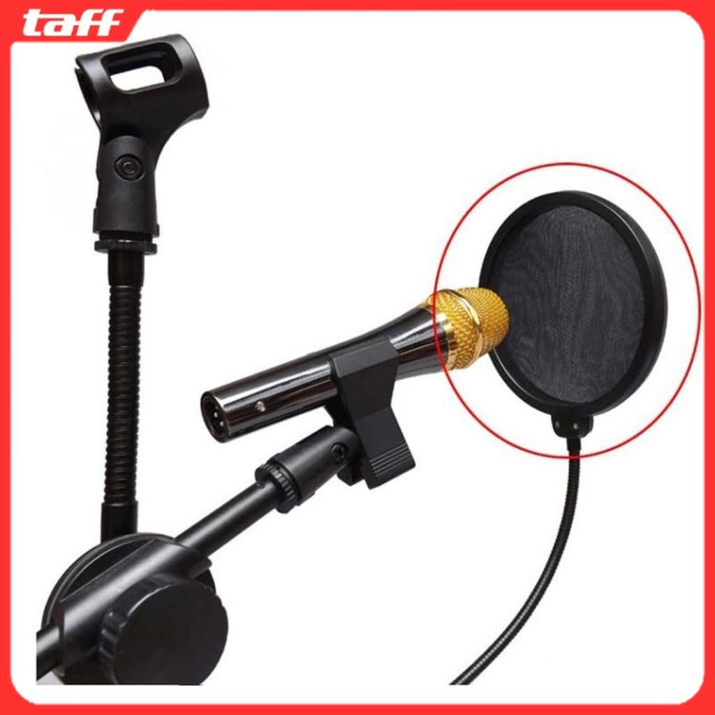TaffSTUDIO Pop Shield Filter Mikrofon Dual Layer BOP - MPF-6