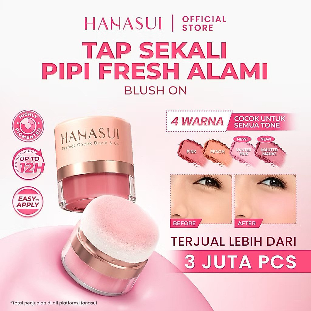 Hanasui Perfect cheek blush on