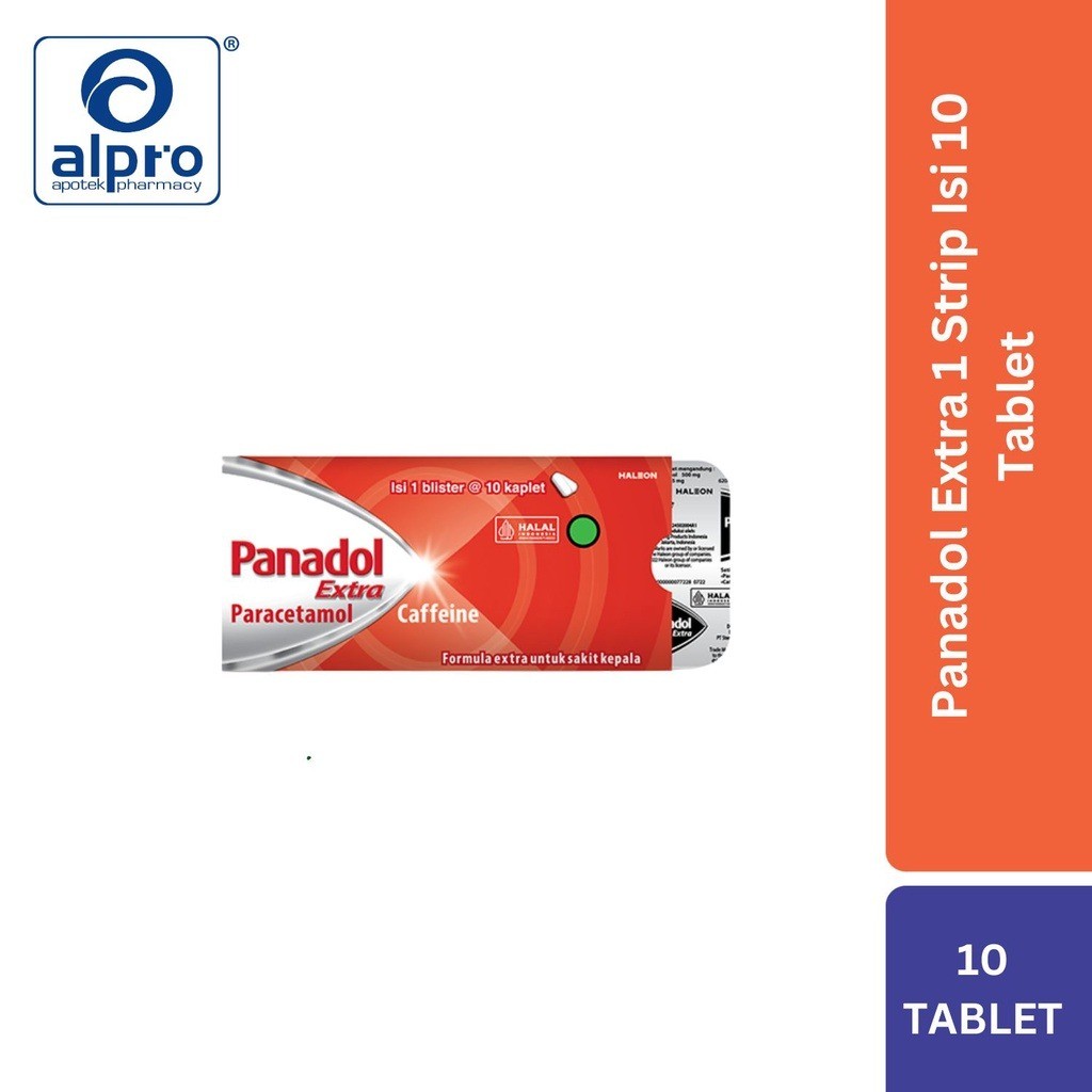 Panadol Extra 1 Strip Isi 10 Tablet