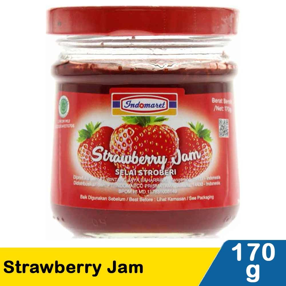 INDOMARET JAM STRAWBERRY 170g