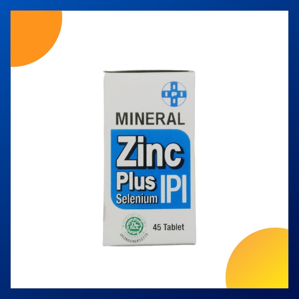 Ipi Mineral Zinc Plus Selenium Botol 45 Tablet