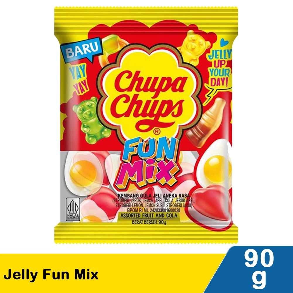 CHUPA CHUPS JELLY  FUN MIX 90g