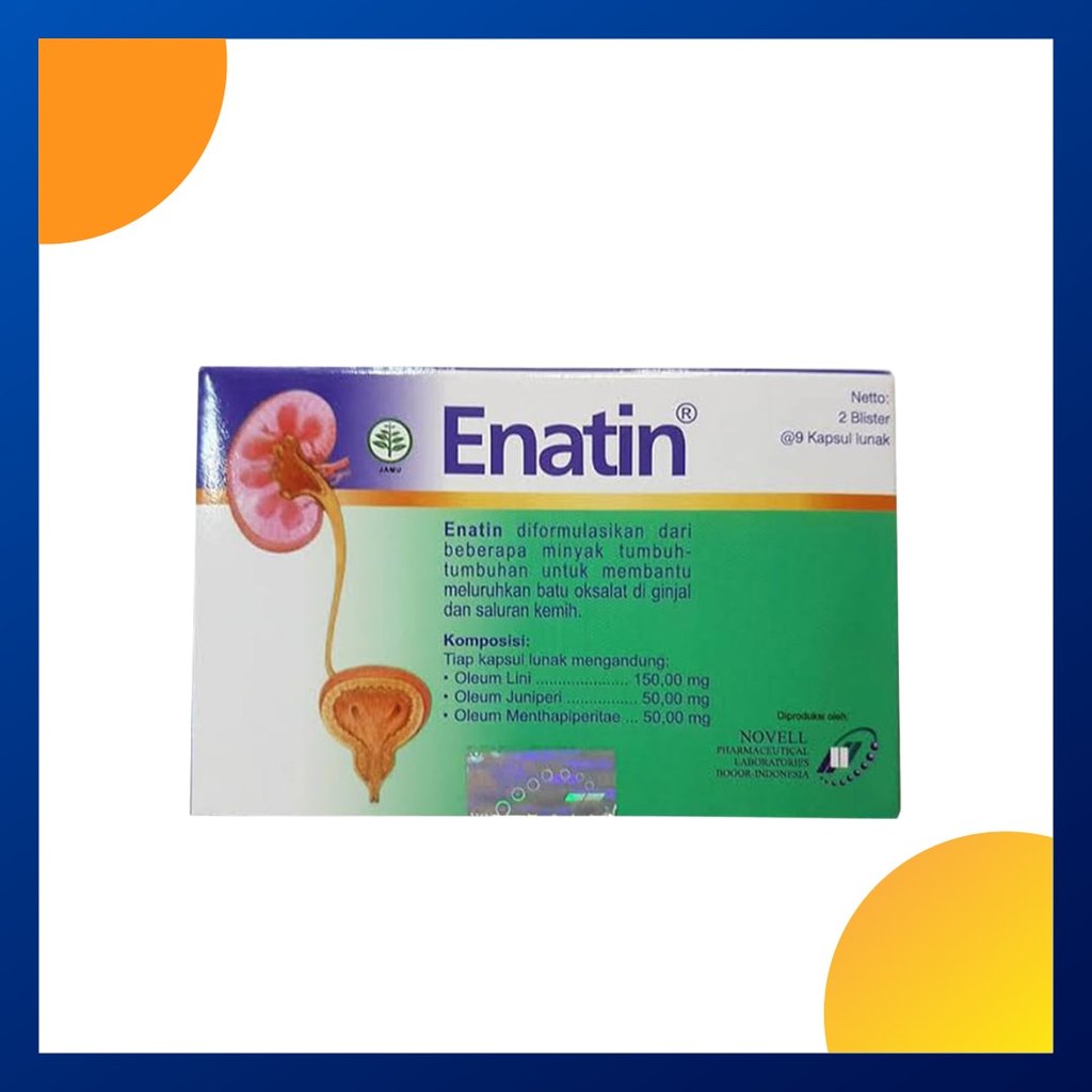 Enatin Per Box Isi 18 Kapsul