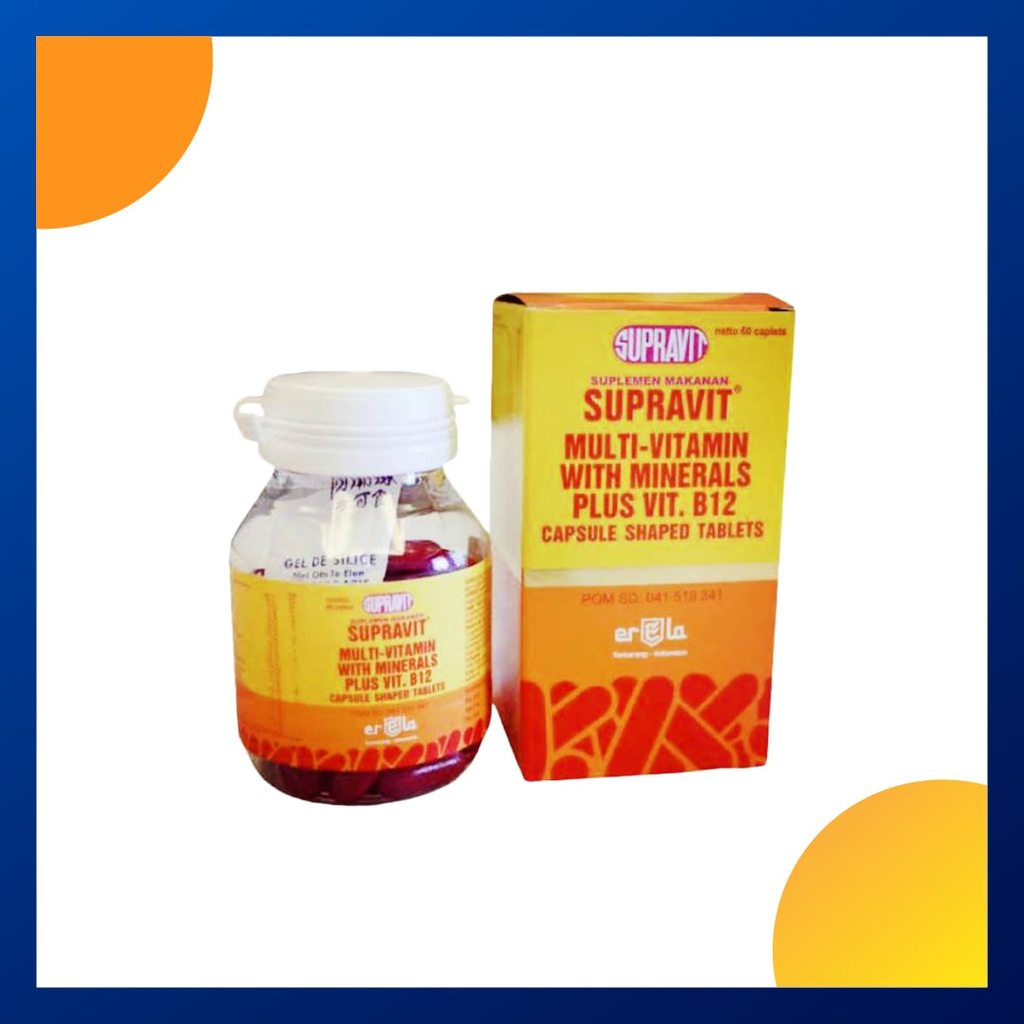 Supravit Multivitamin Botol 60 Kaplet