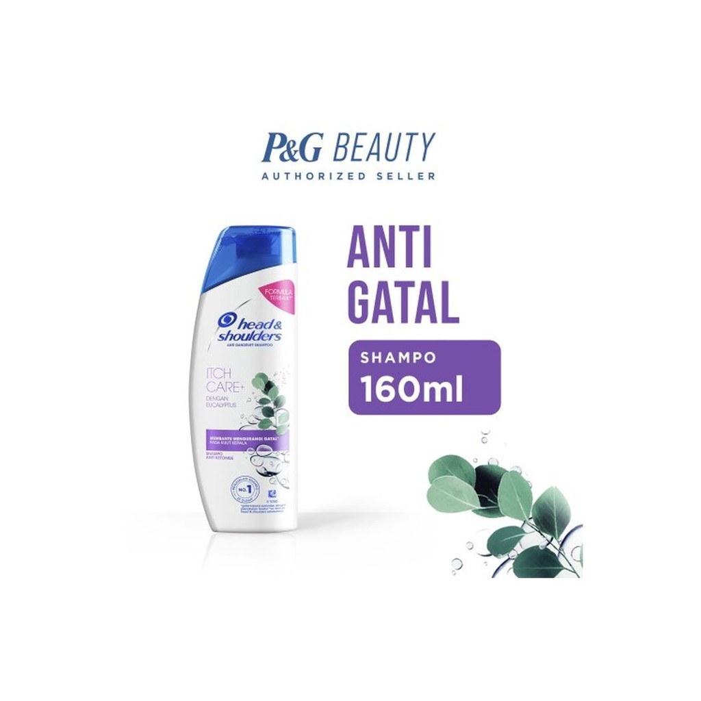 HEAD &SHOULDERS SHAMPOO A/D ANTI GATAL 160mL
