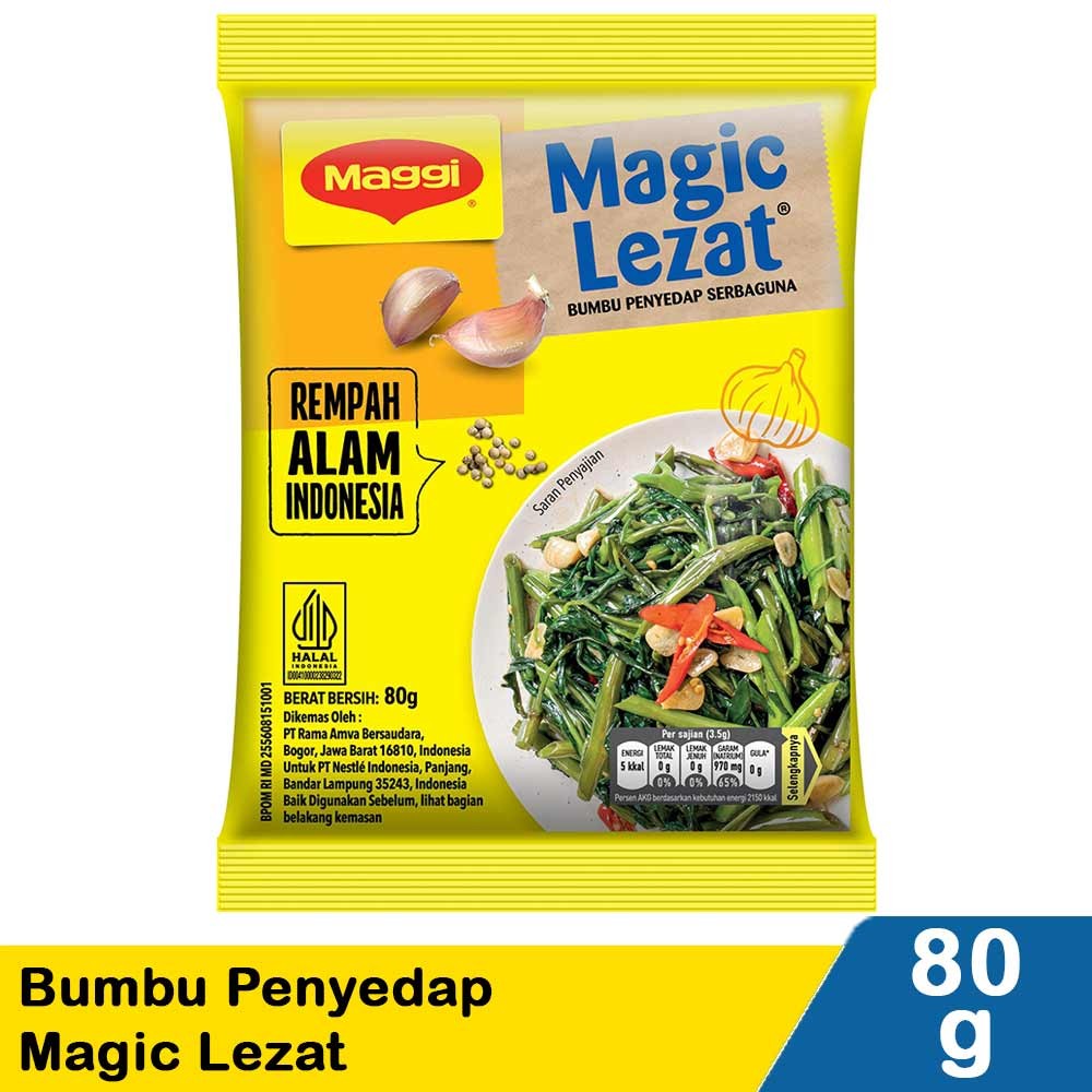 MAGGI BUMBU PENYEDAP MAGIC LEZAT  80g