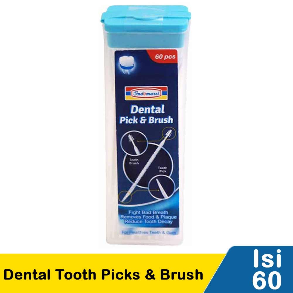 INDOMARET DENTAL TOOTH PICKS&BRUSH 60'S