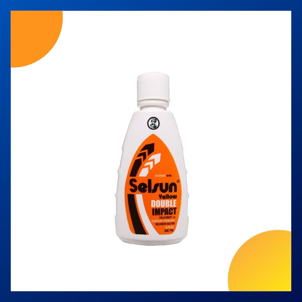 Selsun Yellow Double Impact Shampoo 50 Ml