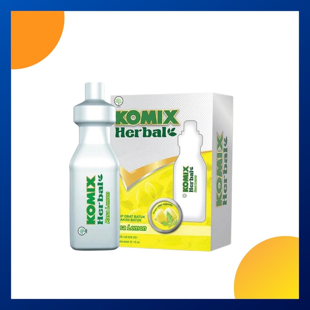 Komix Herbal Rasa Lemon 15 Ml Box 4 Tube
