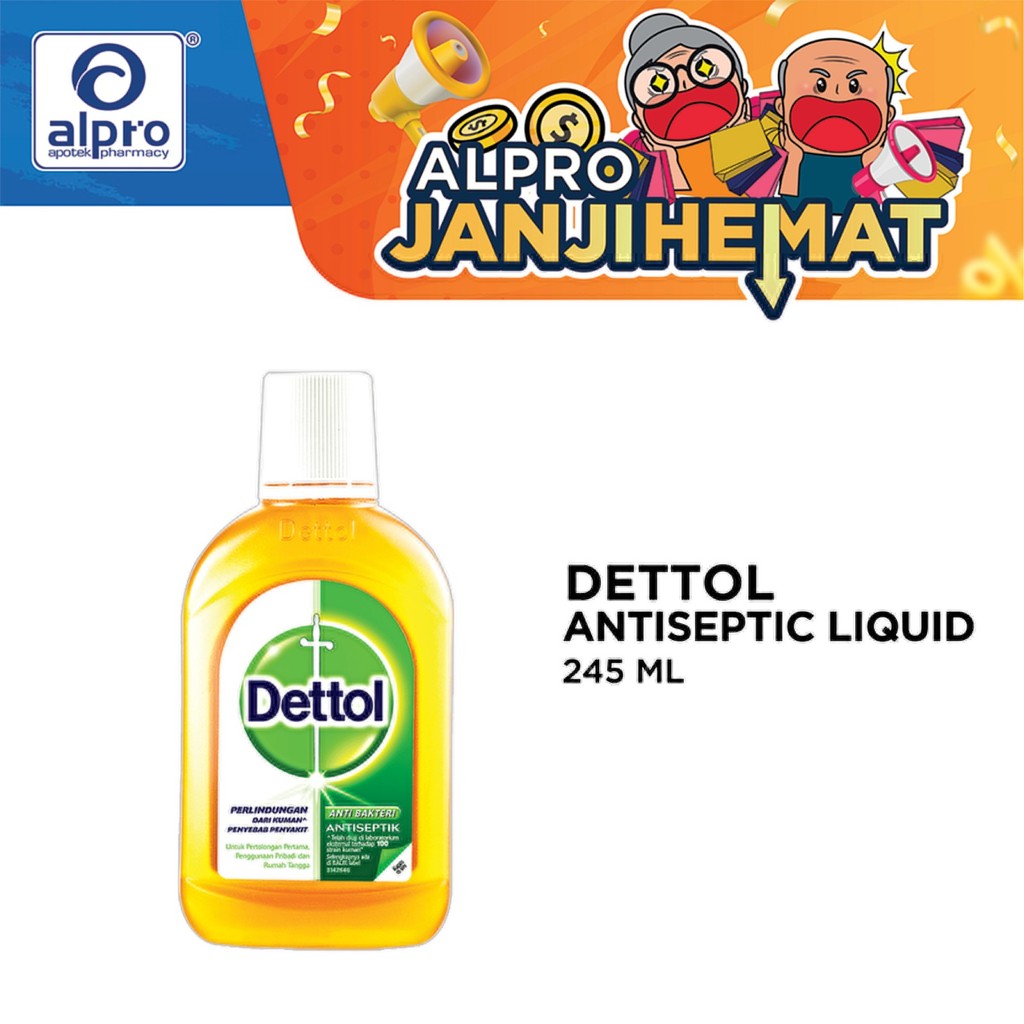 DETTOL ANTISEPTIC LIQUID 245ML
