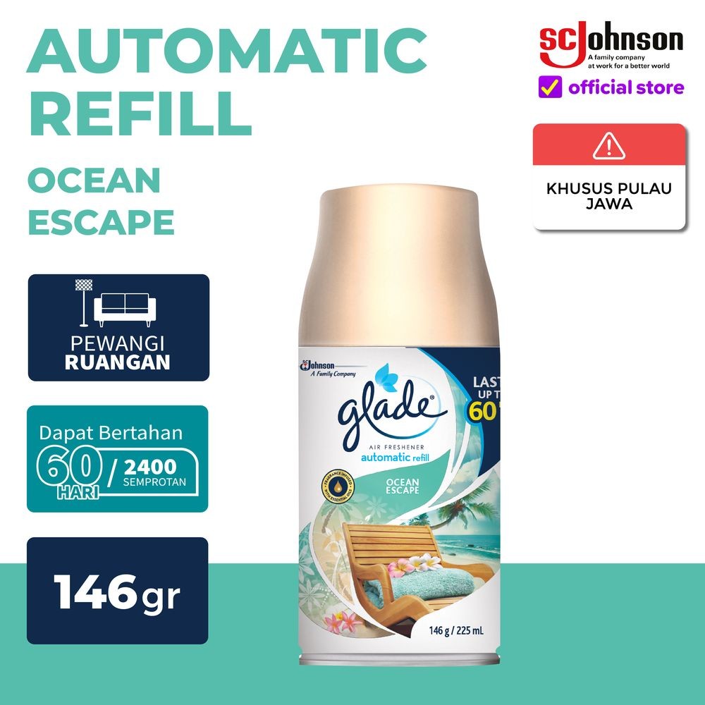 GLADE AUTOMATIC SPRAY REFILL OCEAN ESCAPE 146g