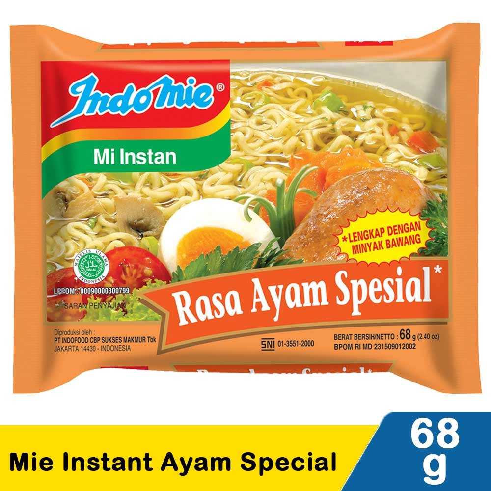 INDOMIE MIE INSTANT AYAM SPECIAL 68g