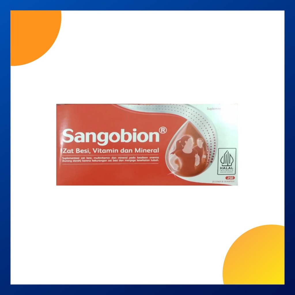 Sangobion Box Isi 250 Kapsul