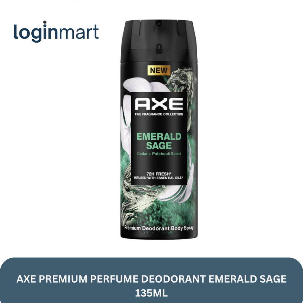 AXE PREMIUM PERFUME DEODORANT EMERALD SAGE 135ML