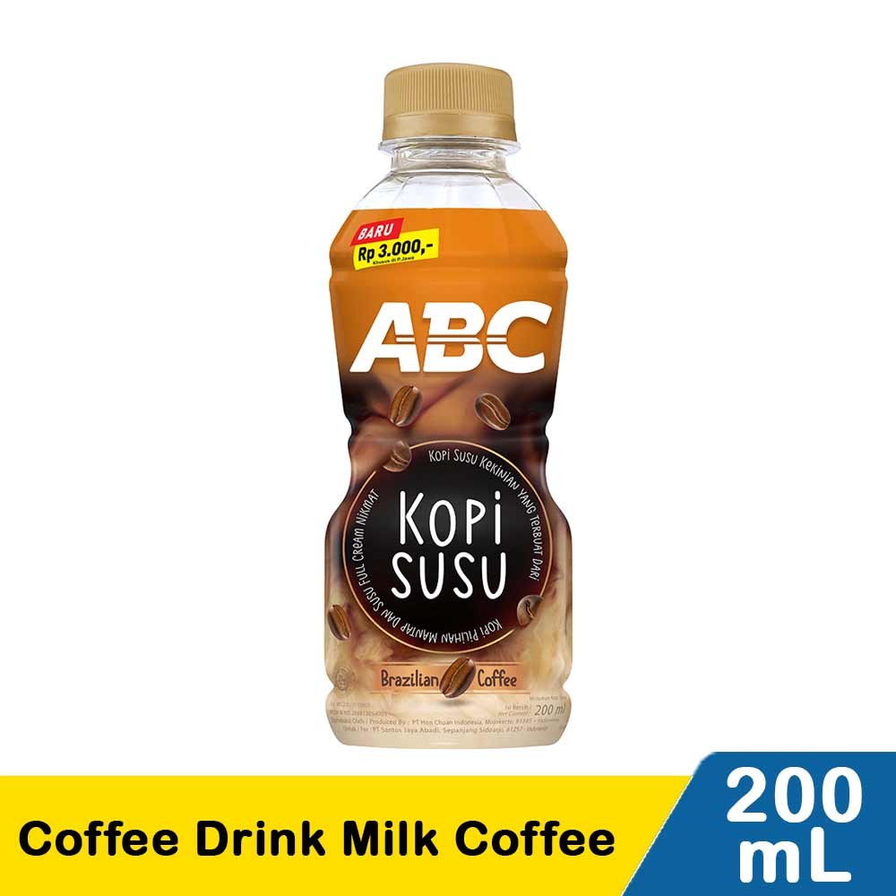 ABC COFFEE DRINK MILK COFFEE 200mL