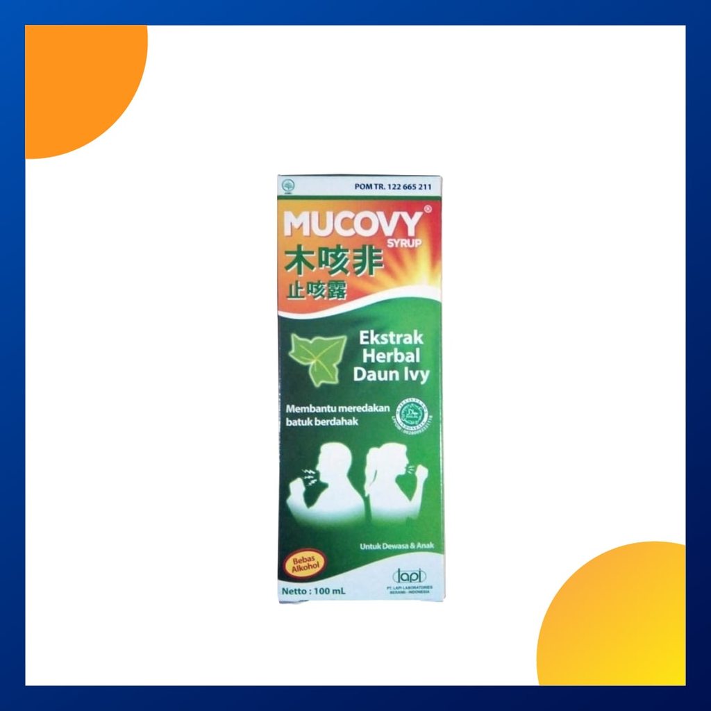 Mucovy Syrup Isi 100 Ml Botol