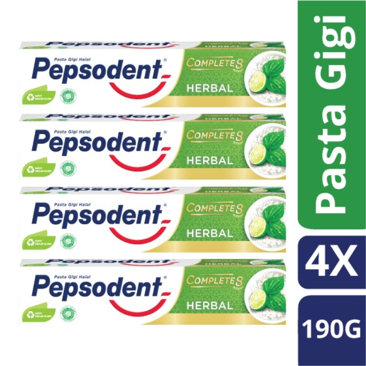 Pepsodent Complete 8 Herbal 190g
