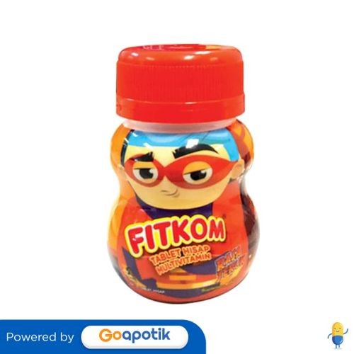 Fitkom Rasa Jeruk Botol 21 Tablet