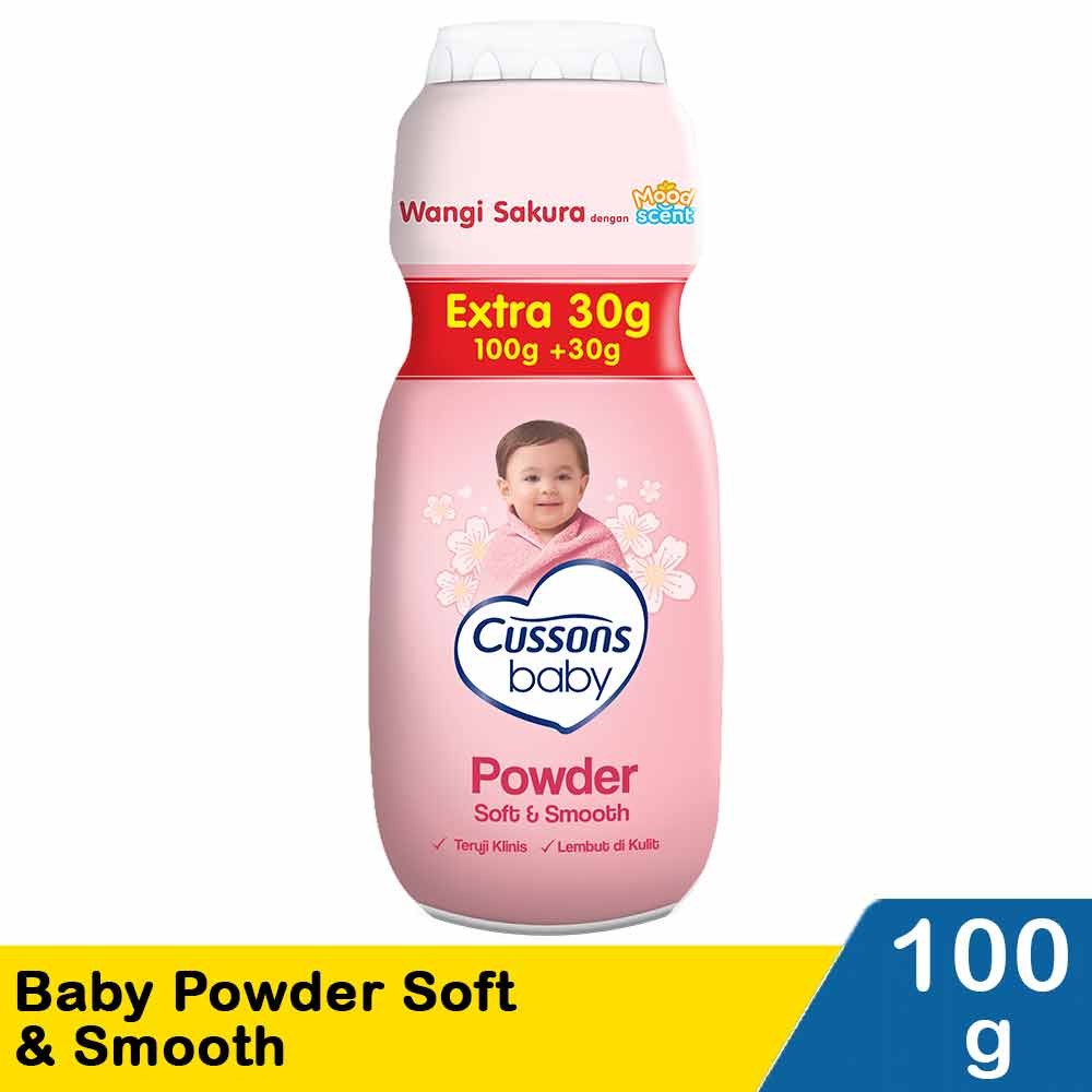 CUSSONS BABY POWDER SOFT & SMOOTH 100g