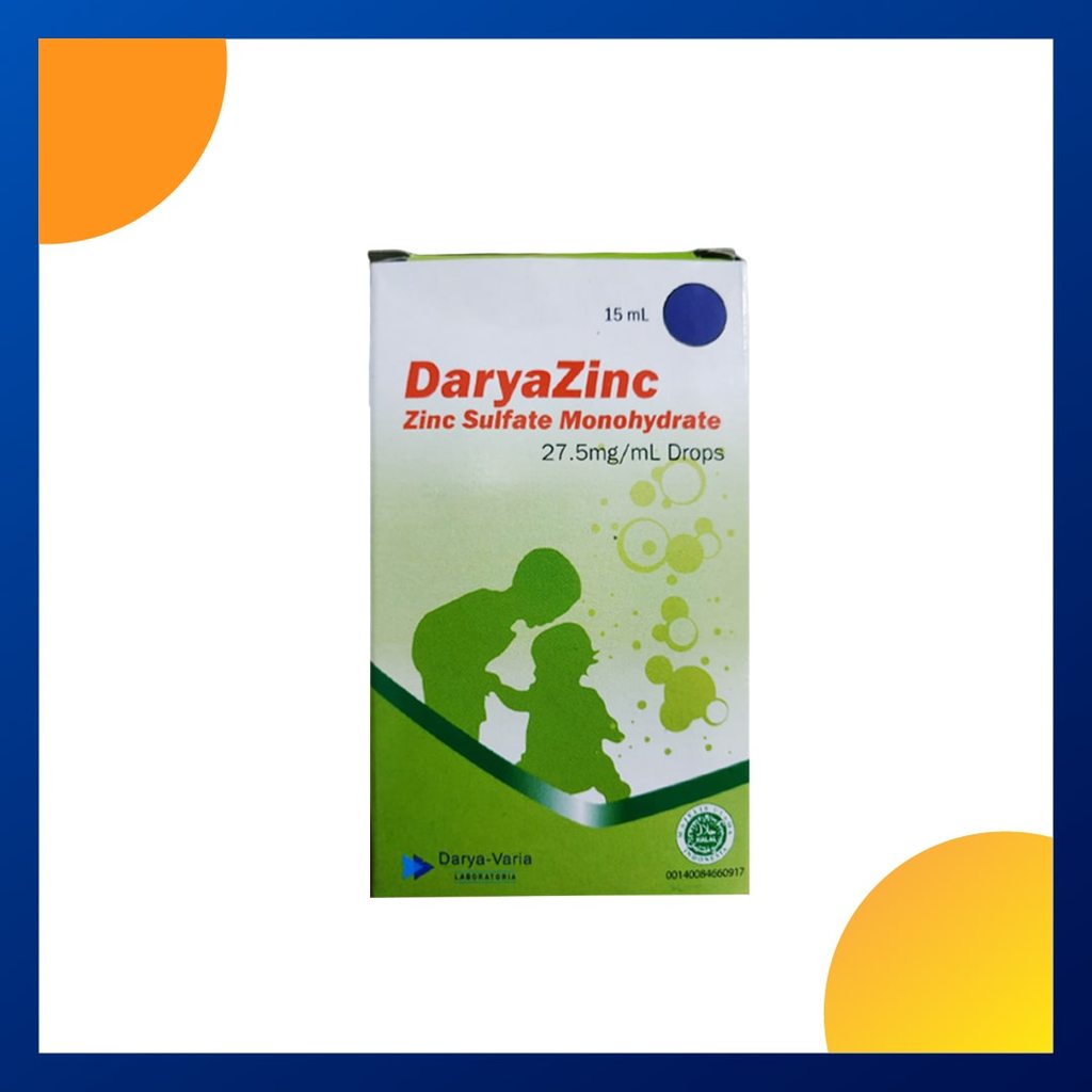 DARYAZINC DROPS 1 BOTOL @ 15 ML