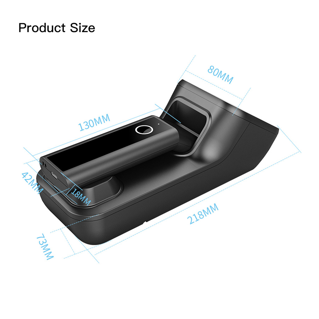 3-in-1 Barcode Scanner Handheld 1D Bar Code Reader Support BT & 2.4G Wireless & USB Wired Connection with Charging and Scanning