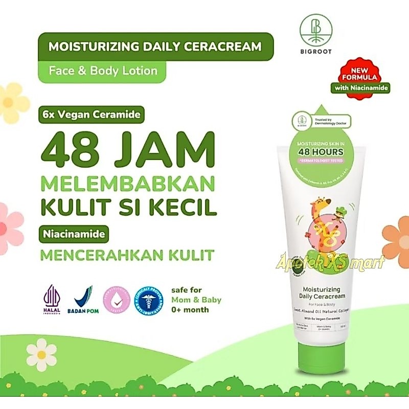 BIGROOT MOISTURIZING DAILY CREAM 120ML