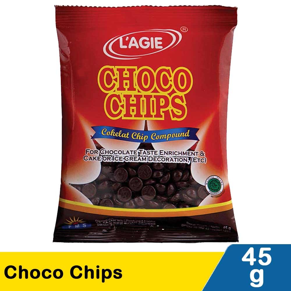L'AGIE CHOCO CHIPS  45g