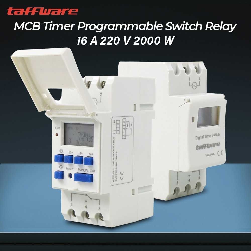 LUNASTR  Programmable Digital Timer Switch 28 Program 220V/25A(16A) - THC30A