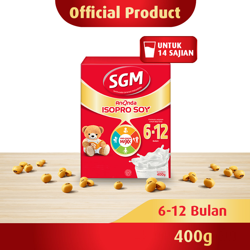 SGMANANDA SOYA2 FORMULA BAYI BUBUK 6 -12 BULAN 400g