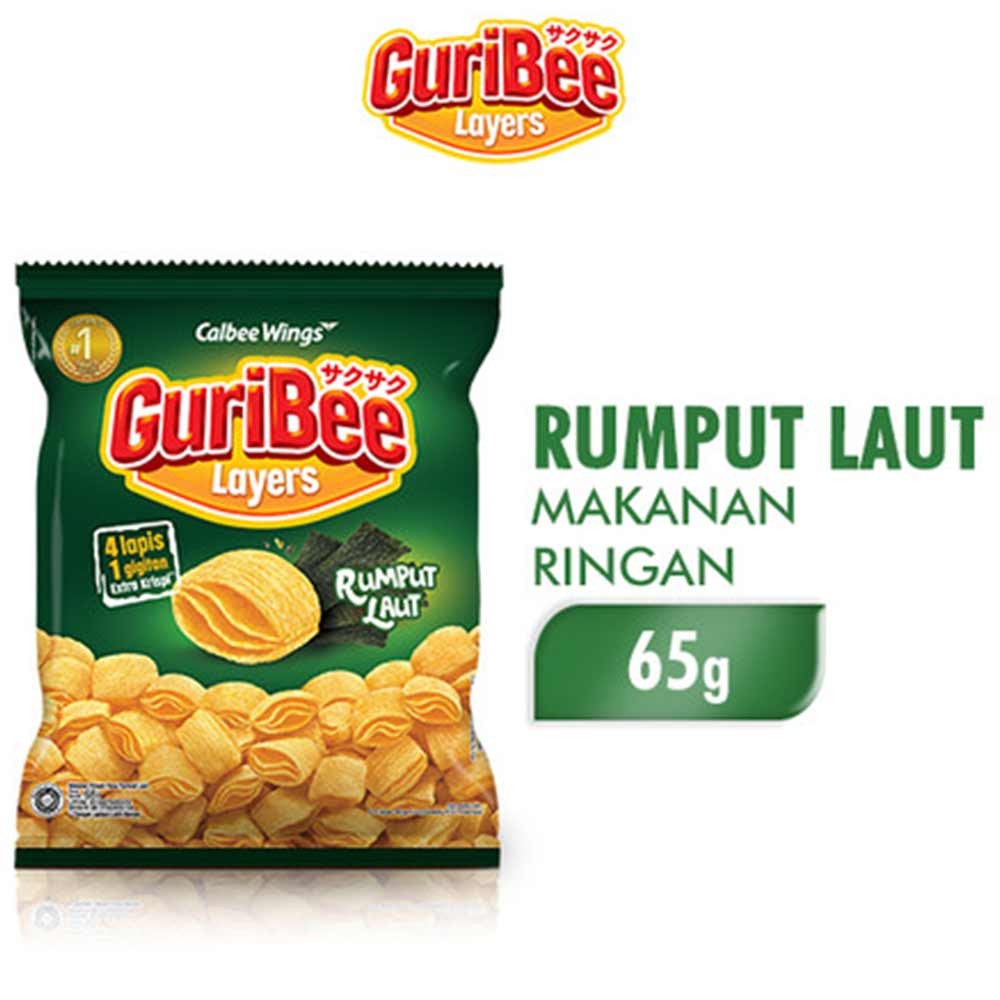 GURIBEE SNACK RUMPUT LAUT 65g