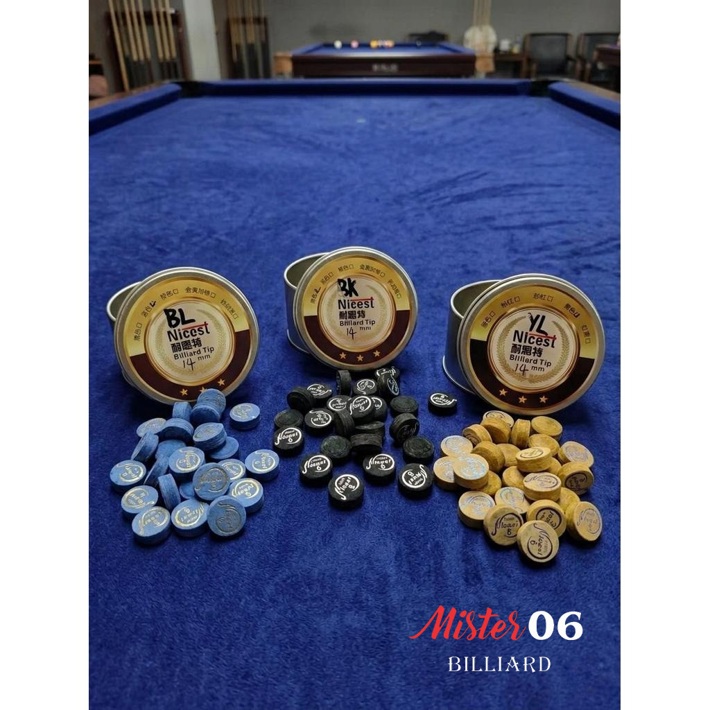 PER PCS MASTER TIP BILLIARD NICEST 6 LAYER