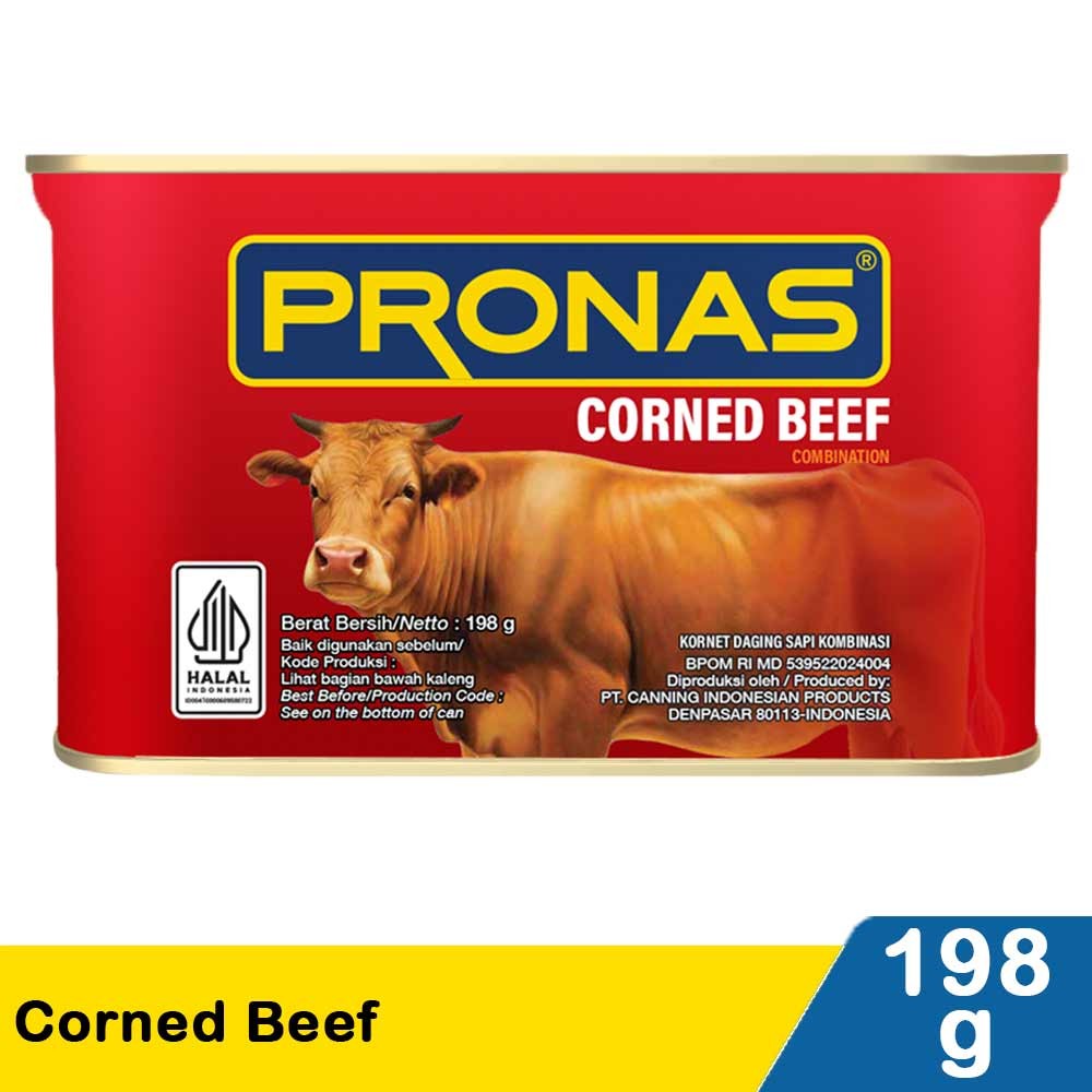 PRONAS CORNED BEEF 198g