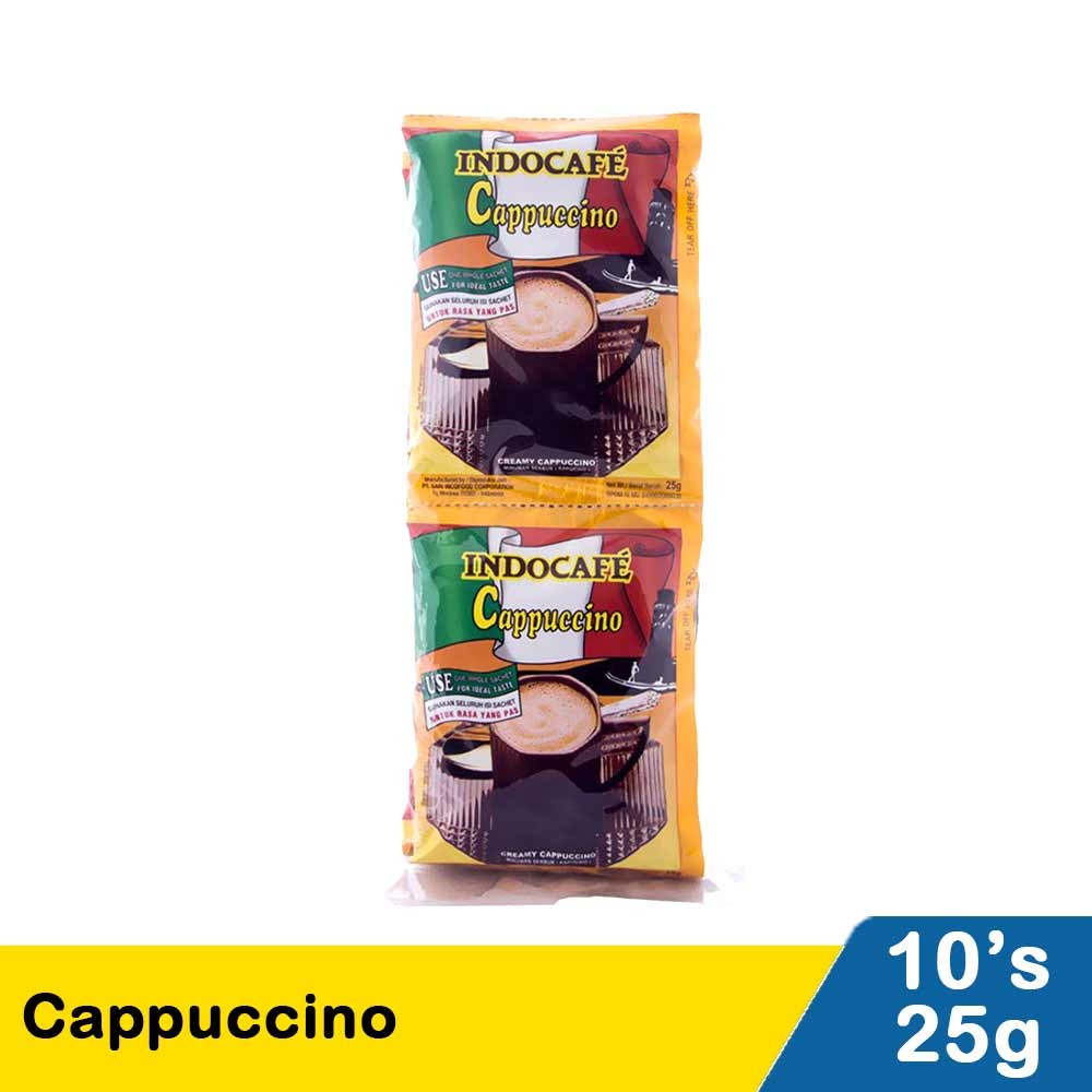 INDOCAFE CAPPUCCINO  10x25g