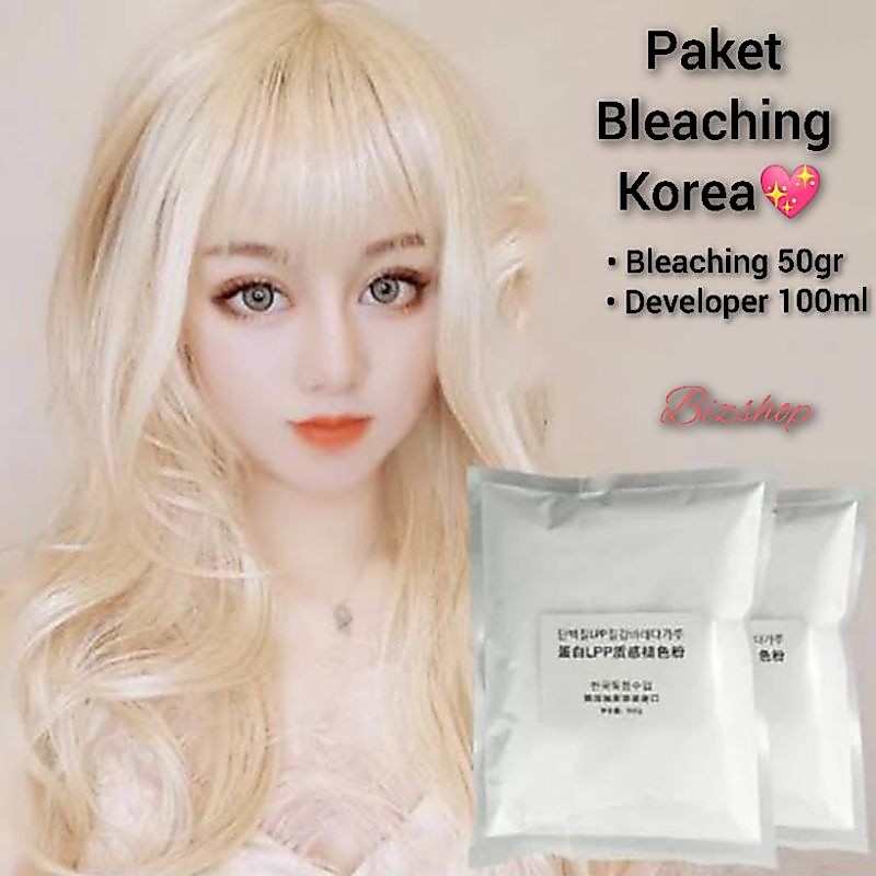 Bleaching Korea 50gr + Developer 100ml