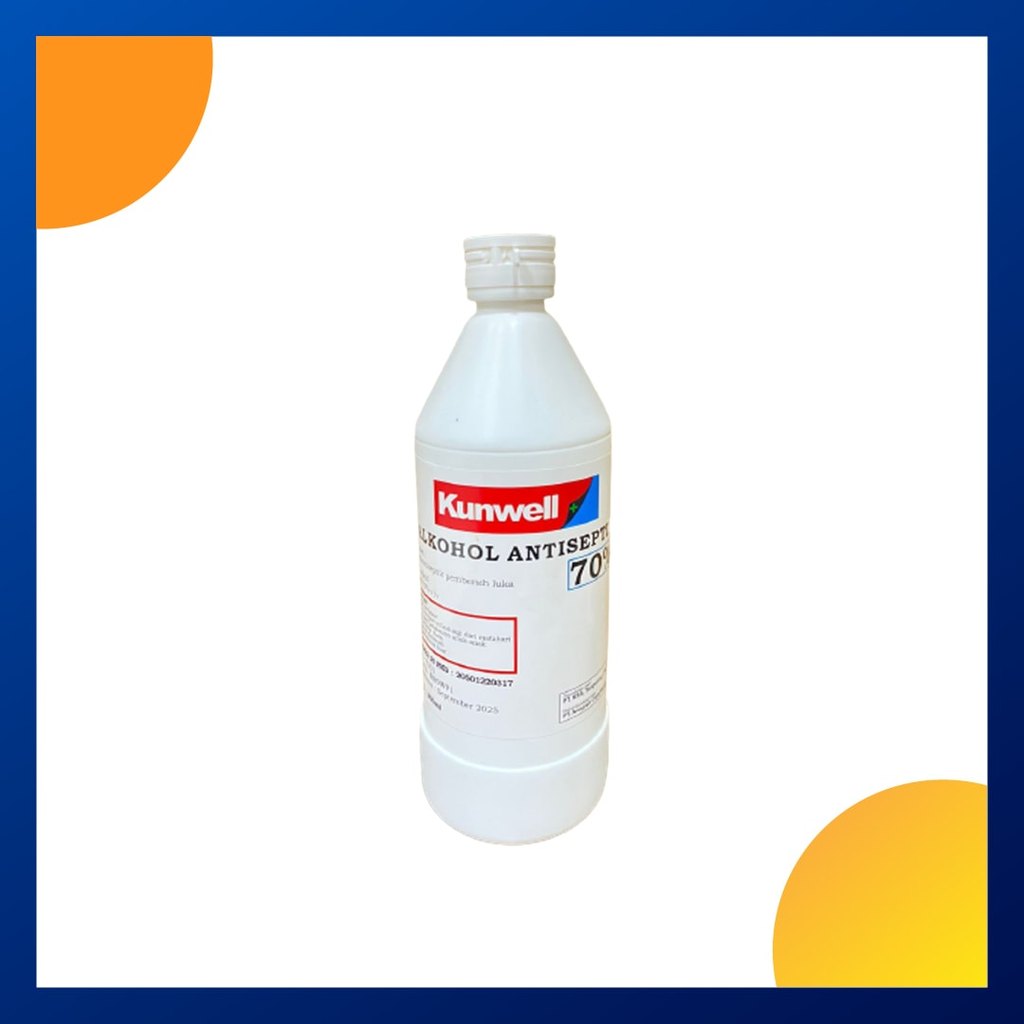 Kunwell Alkohol 70% 300 Ml Botol