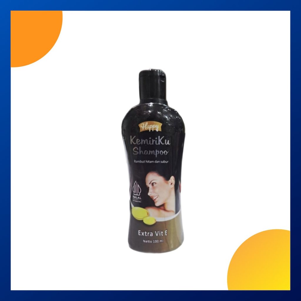 Happy Kemiriku Shampoo Extra Vit E 100 Ml Botol