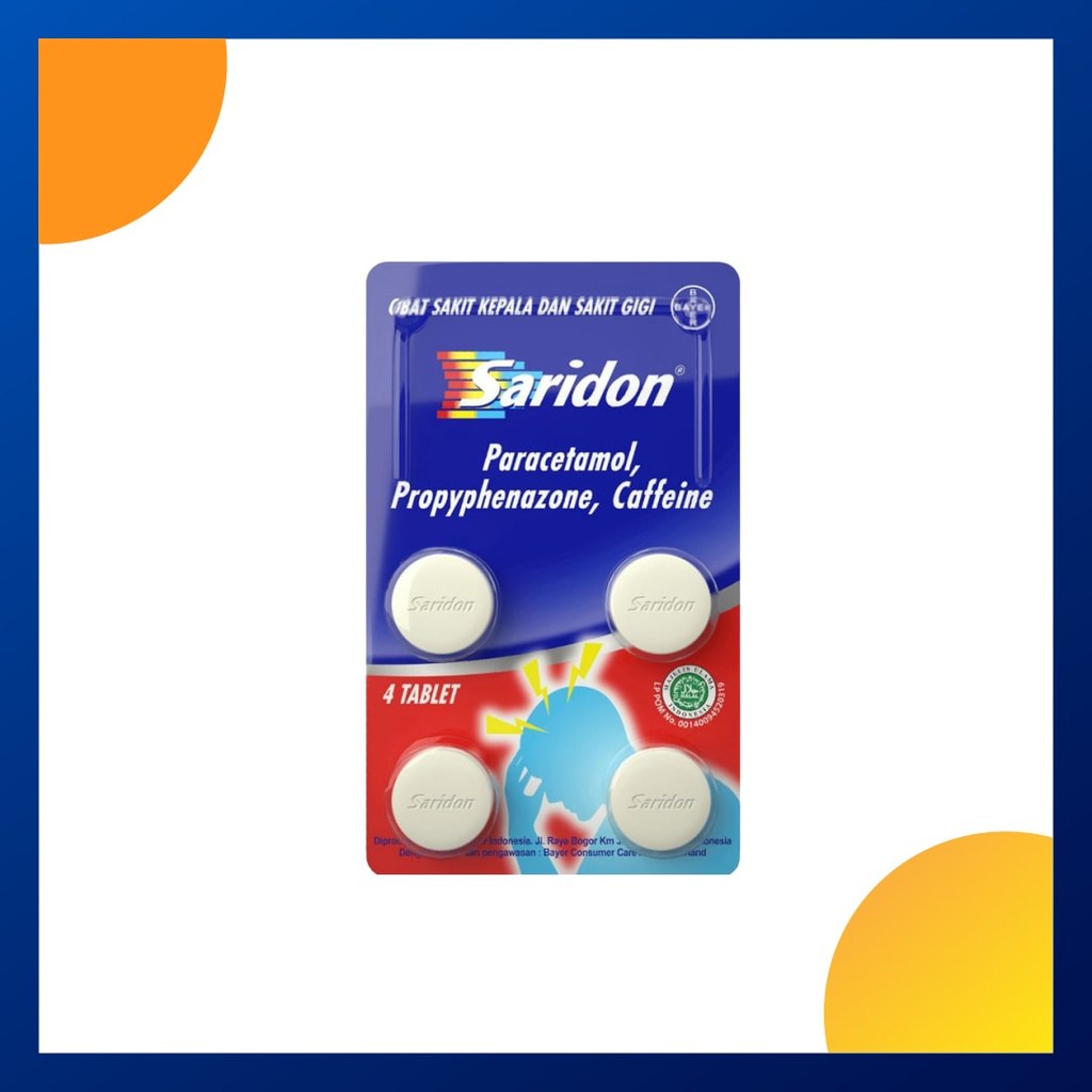 SARIDON 1 BLISTER @ 4 TABLET