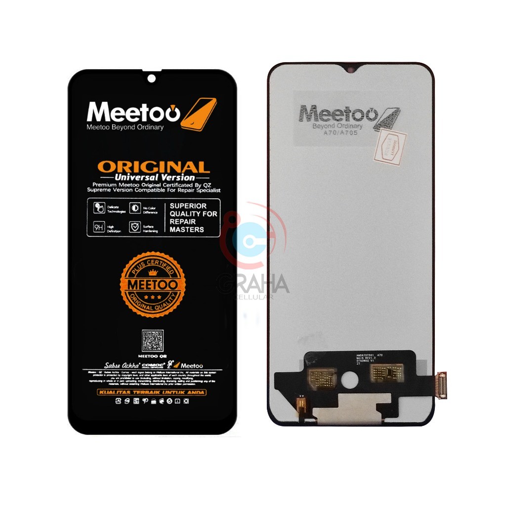 LCD SAMSUNG A70 / A705 MEETOO FULLSET TOUCHSCREEN
