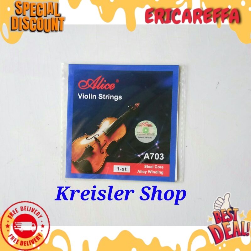 Senar biola eceran E senar biola ecer E Alice A703 violin strings NEW ARRIVAL!!! VB