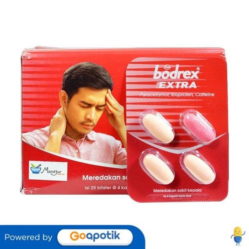 Bodrex Extra Box 100 Tablet