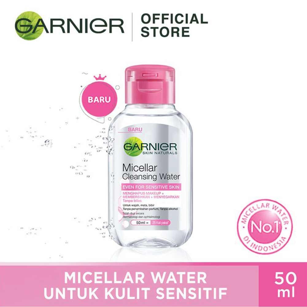 GARNIER MICELLAR CLEANSING WATER PINK 50mL